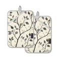 thumbnail image 7 of Yayeee Pot Holders Kitchen Heat Resistant with Pocket 7"x9.8" Cotton Oven Cooking Hot Pads, Leaves Pattern, 7 of 7