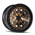 thumbnail image 2 of MAYHEM FLAT IRON-8301 18X9 5X127 0ET 78.1CB MATTE BLACK W/BRONZE TINT, 2 of 2