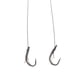 thumbnail image 3 of Paquete de 5 pares de anzuelos de pesca con mosca afilados con eslabón giratorio de de púas para cebo de jigging Tamaño del gancho 6, 3 of 7