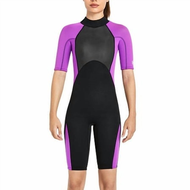Combinaison de Plongée 2mm Haute Efficacité Anti-Froid Bonne Élasticité Maillots de Bain Respirants Protection Solaire Forte Réduit la Résistance à l'Eau Combinaison Femme Violet S
