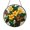 Stained Glass 5.9 Inch, variant on Faux Stained Glass Cascading Yellow Flowers Suncatcher Window Decor, Floral Sun Catcher Ornament Gift