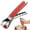 Red, variant on Multi-Function Bowl Clip - Heat-Resistant Stainless Steel Bowl Pan Gripper - Anti-Scald Holder for Kitchen (Silver)