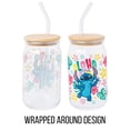 thumbnail image 2 of Vaso en tarro de cristal Silver Buffalo Disney Lilo and Stitch, 480 ml, 2 of 5