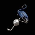 thumbnail image 3 of Broche Pin Imperdible de Pájaro Flamenco con Perla Joyería Elegante para Mujer (Rojo / Azul / Púrpura) Hugo Pin de broche del pájaro del flamenco, 3 of 9