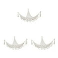 thumbnail image 4 of stanreset 1/2/3/5 Hamac Boho pour Peluches Forme Triangulaire Coin Suspendu Support de Rangement Pompons Économiseur d'Espace Filet Mural Salon Tel Qu'illustré 3 Pcs, 4 of 6