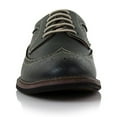 thumbnail image 3 of Ferro Aldo Phillip MFA19312 Mens Classic Wingtip Brogue Dress Shoes, in Hunter Green, Men's Size 7, 3 of 7