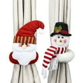 thumbnail image 2 of Sujetadores de cortinas navideñas con diseño creativo, adornos de muñecos animados para hoteles y restaurantes, modelo A., 2 of 6