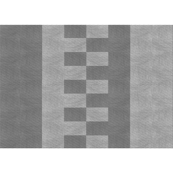 Ahgly Company Machine Washable Indoor Rectangle Transitional Dark Gray Area Rugs, 8' x 12'