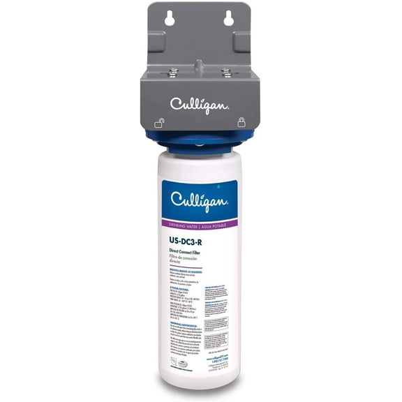 Culligan US-DC3 Under Sink Direct Connect Premium Lead Filtration System, White