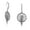 Silver-Tone, variant on Womens Feather Dream Catcher Dangle Earrings Style Sterling Silver