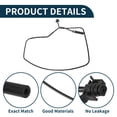 thumbnail image 4 of Manguera del radiador Unique Bargains, manguera de calefacción del radiador, manguera de salida del radiador No.9G918K012FB para Ford Mondeo 2011, tubo de refrigerante de goma negro 1 Pc, 4 of 6