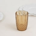 thumbnail image 3 of Balsa Circle 6 Crystal Amber Gold 16 oz Plastic Reusable Drinking Glasses Tumblers Party Events Reception Home Decorations, 3 of 8