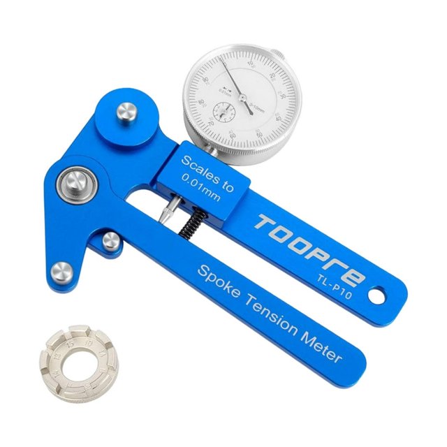 Bikes Wheel Spoke Tension Meter Measurement Tool Durable for Outdoor Sports Mountain Bike Rim Adjustment