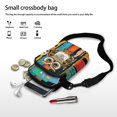 thumbnail image 7 of HELLHERO Owl Pattern Women Shoulder Purse Polyester 2 Zippers Adjustable Shoulder Strap Crossbody Bag for Outdoor Daily Use, 7 of 7
