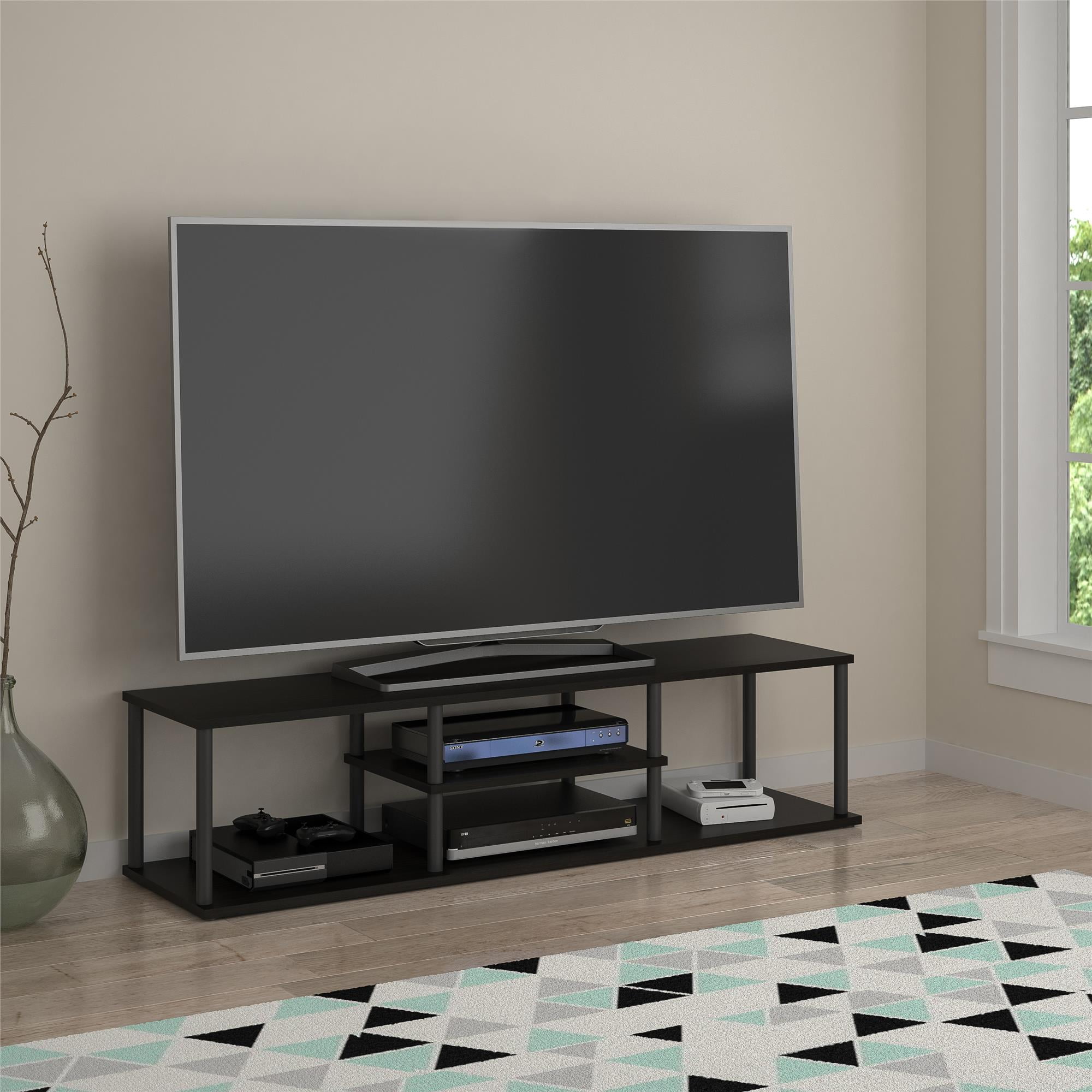 Dove Gray Ameriwood Home Laneigh TV Stand for TVs up to 60
