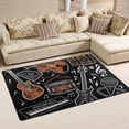 thumbnail image 2 of Coolnut Lightweight Soft Area Rugs 31x20 Inch, Musical Instrument Floor Mat Doormat for for Rooms Entrance Hardwood Floor Living Room 2'7" x 1'8"） Nursery Rugs, 2 of 6