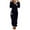 Z2-Black-womens pajamas clearance sales, variant on Frostluinai Christmas Fleece Onesie Pajamas for Women Sherpa Fuzzy Zipper Hooded One Piece Jumpsuit Warm Cinch Bottom Sleepwear with Pockets