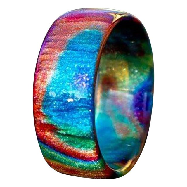 925 Bagues pour Femmes, Bague Étoile Colorée pour Dames, Ensemble Bague en Résine Acrylique Bague Étoile Colorée avec Index