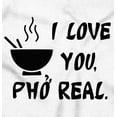 thumbnail image 2 of Love You Pho Real Vietnamese Food Zip Up Hoodie Men's Women's Brisco Brands M, 2 of 6