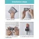 thumbnail image 4 of Monstrate Soporte para afeitadora montado en la pared de acero inoxidable para hombre, estante Manual de espuma para Hotel, resistente al agua, Juegos de accesorios de baño, 4 of 6
