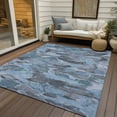 thumbnail image 6 of Addison Rugs Chantille Indoor/Outdoor Transitional Abstract Denim Washable Rectangle Rug, 10' x 14', 6 of 6