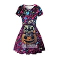 thumbnail image 2 of Halloween Disney Stitch bruja calabaza fantasma princesa vestido juego de rol chica fiesta Vesido vestido niña Festival carnaval disfraz Bi140 heqiyong CONDUJO, 2 of 2