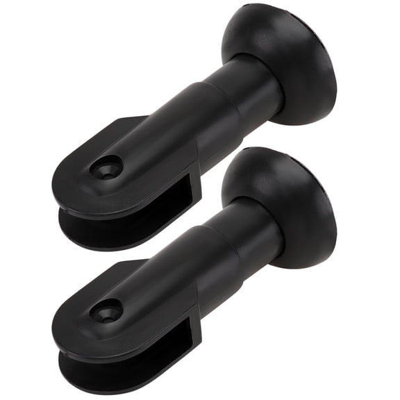 2pcs Restroom Partition Bracket Plastic Toilet Partition Support Bathroom Partition Fittings