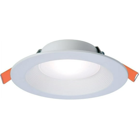 HALO RL 6 inch Canless Recessed Integrated LED Downlight, 600 Lumens, 5CCT 2700K, 3000K, 3500K, 4000K, 5000K with Dim to Warm, White