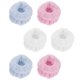 thumbnail image 1 of Banda de microfibra para lavar la muñeca, banda para lavar la cara, banda de microfibra para lavar la cara, puños para spa, yoga, ducha deportiva (6 unidades, multicolor), 1 of 5