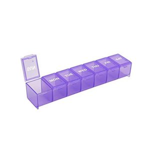 Hands DIY Pill Box Weekly 7 Days Pill Box Medication Box 28 Compartments  Pill Organizer Pill Dispenser Plastic Medicine Storage Dispenser 7-Day  Usage