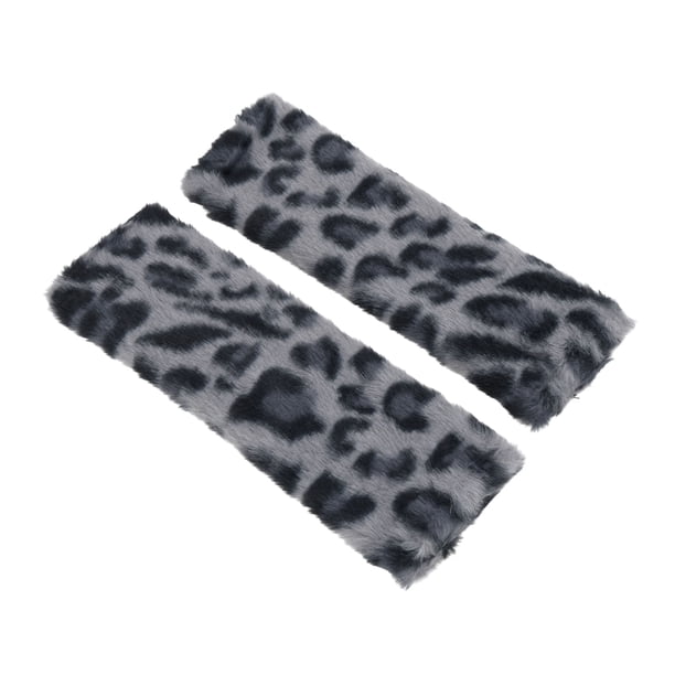 Cojín para cinturón de seguridad gris de Bargains Únicos, terciopelo de 23.5cm, almohadilla para el hombro, 1 par