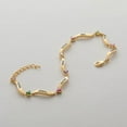 thumbnail image 2 of Personalized Planet Women's Gold Plated Family Name and Heart Birthstone Bracelet, 2 of 2