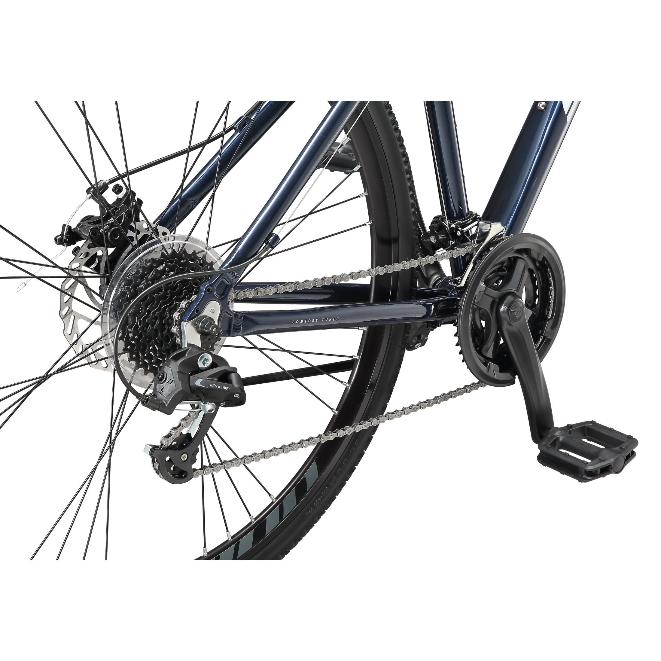 Schwinn GTX 4 Dual Sport Bike, 700c Wheels, 24 Speeds, Large Frame, Blue