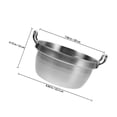 thumbnail image 2 of CIMAXIC Korean Pot in Silver with Double Handle for Camping Cooking Set 1Pcs, 2 of 7