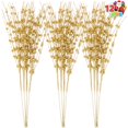 thumbnail image 1 of Tallos de bayas con purpurina dorada de Joiedomi, 12 unidades, 43 cm, 1 of 8