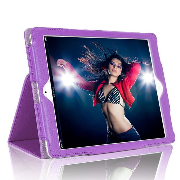 Litchi Grain Tablet Case Cover Dual Folding Pu Leather Protector Para Ipad 2 3 4 Inevent EL013730-09
