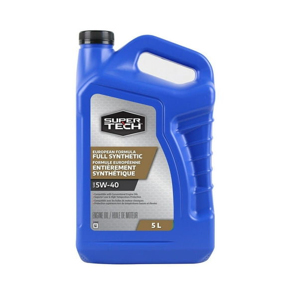 Huile Moteur 5W40 Entièrement Synthétique Super Tech 5L