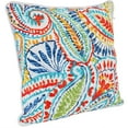 thumbnail image 6 of Sunnydaze 16" x 16" Bold Paisley Polyester Square Outdoor Throw Pillows, 2 Count, 6 of 7