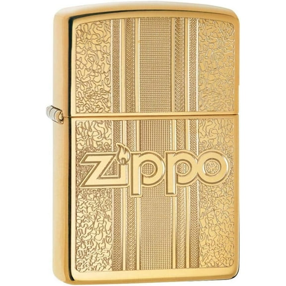 Zippo - Customized Message on Back for Zippo and Pattern Windproof Zippo #29677