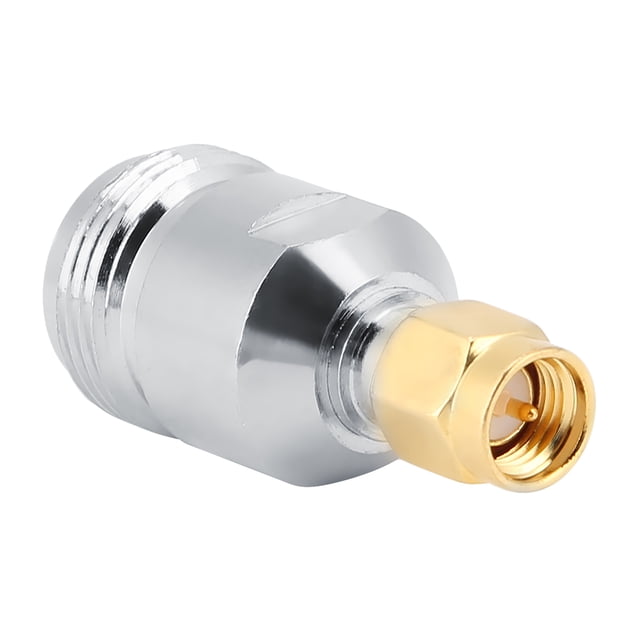 Connector RF Convertidor De Prueba De Adaptador Coaxial Para Conexión RF 2pcs Tipo N Hembra A SMA Masculina De Oro Chapado En Oro 50 Ohm