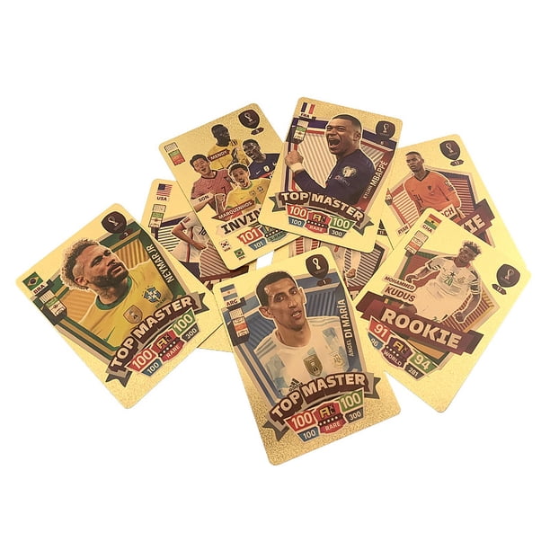 World Football Stars 27/55 Uds. Tarjetas doradas de edición