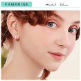 thumbnail image 2 of Pendientes FAMARINE, conejo blanco de Pascua, conejito y zanahoria, 2 of 7