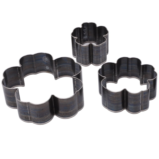 Flower Shaped Cutting Mold,3PCS Flower Cutter Set Leather Punching Die Leather Cutting Die Achieve More