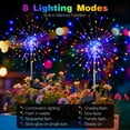 thumbnail image 4 of Luces solares de jardín btfarm 120 LED, 8 modos, resistentes al agua, 4 of 7