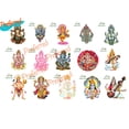 thumbnail image 2 of Pegatinas personalizadas de Ganesha para coche, impermeables, protector solar, vinilo de PVC para maletas, casco de motocicleta, calcomanías finas, pegatinas para coche con estilo, 2 of 5