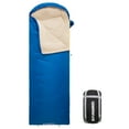 thumbnail image 5 of FUNDANGO Compact Boys Camping Sleeping Bags for Adults 200cm*90cm Blue Waterproof  Sleeping Bags with Compression Sack Adult Camping Gear for Hiking, Backpacking, 39.2°F-62.6°F, 2.5lbs, Blue, 5 of 12