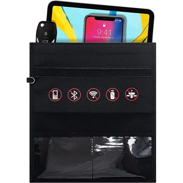 Bolsa de bloqueo de señal RFID, funda protectora de privacidad para llave de coche con señal de teléfono móvil GPS