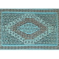 thumbnail image 1 of Ahgly Company Indoor Rectangle Persian Light Blue Traditional Area Rugs, 6' x 9', 1 of 4