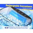 thumbnail image 2 of Portable Air Conditioner - Rechargeable Personal AC Unit Evaporative Air Cooler with 3 Speeds, Timer, LED Lights & Aromatherapy, Mini Air Conditioner Cooling Fan for Bedroom Home Office, 2 of 7