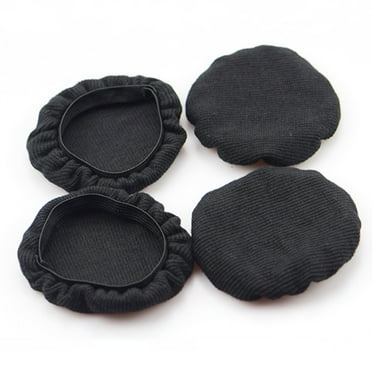 10pcs Professional Earphone Cover Headphones Cushions Protective Headset Cover (Black)